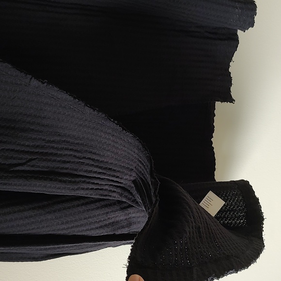 NWT! Free People Juicy Long-Sleeve Top Oversized Cowlneck Split Back MEDIUM - Picture 8 of 10